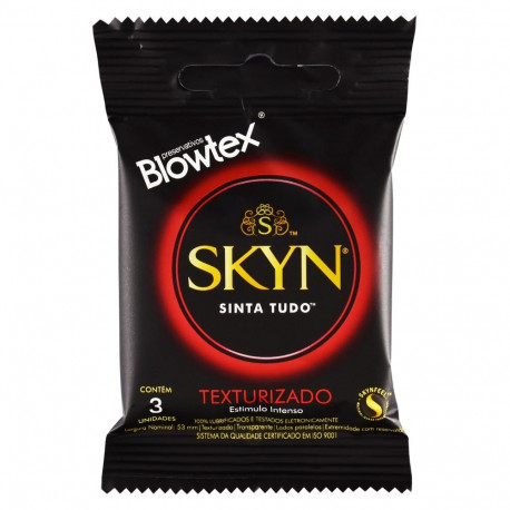 Preservativo texturizado Skyn Blowtex