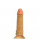 Pênis maciço silicone com ventosa 16x4cm