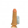 Pênis cyber com vibrador externo, ventosa 14x3,5