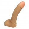 Pênis Maciço silicone  com Escroto 13x3cm