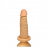Penis  silicone maciço 14,5x4cm