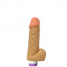 Pênis Realístico cyber vibrador interno 17,5x4cm