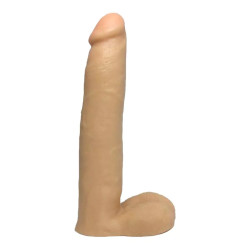 Pênis Jeff Stiker  silicone com vibrador e escroto
