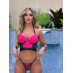 Conjunto cropped e calcinha